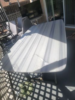 Dinning table and chairs