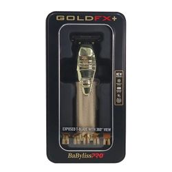 BaByliss Pro GOLDFX+ All-Metal Lithium Outlining Trimmer Gold #FX787NG
