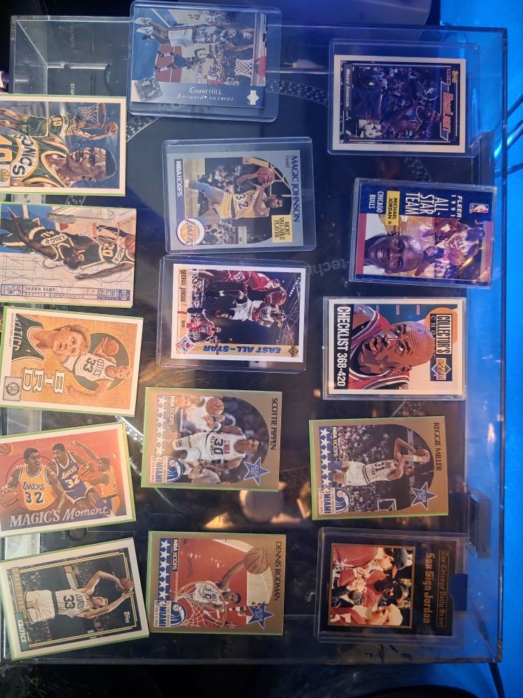90s Basketball Cards.