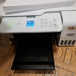 PRINTER EPSON ECO TANK 2800-FULL OF INK AND PLENTY OF PAPER