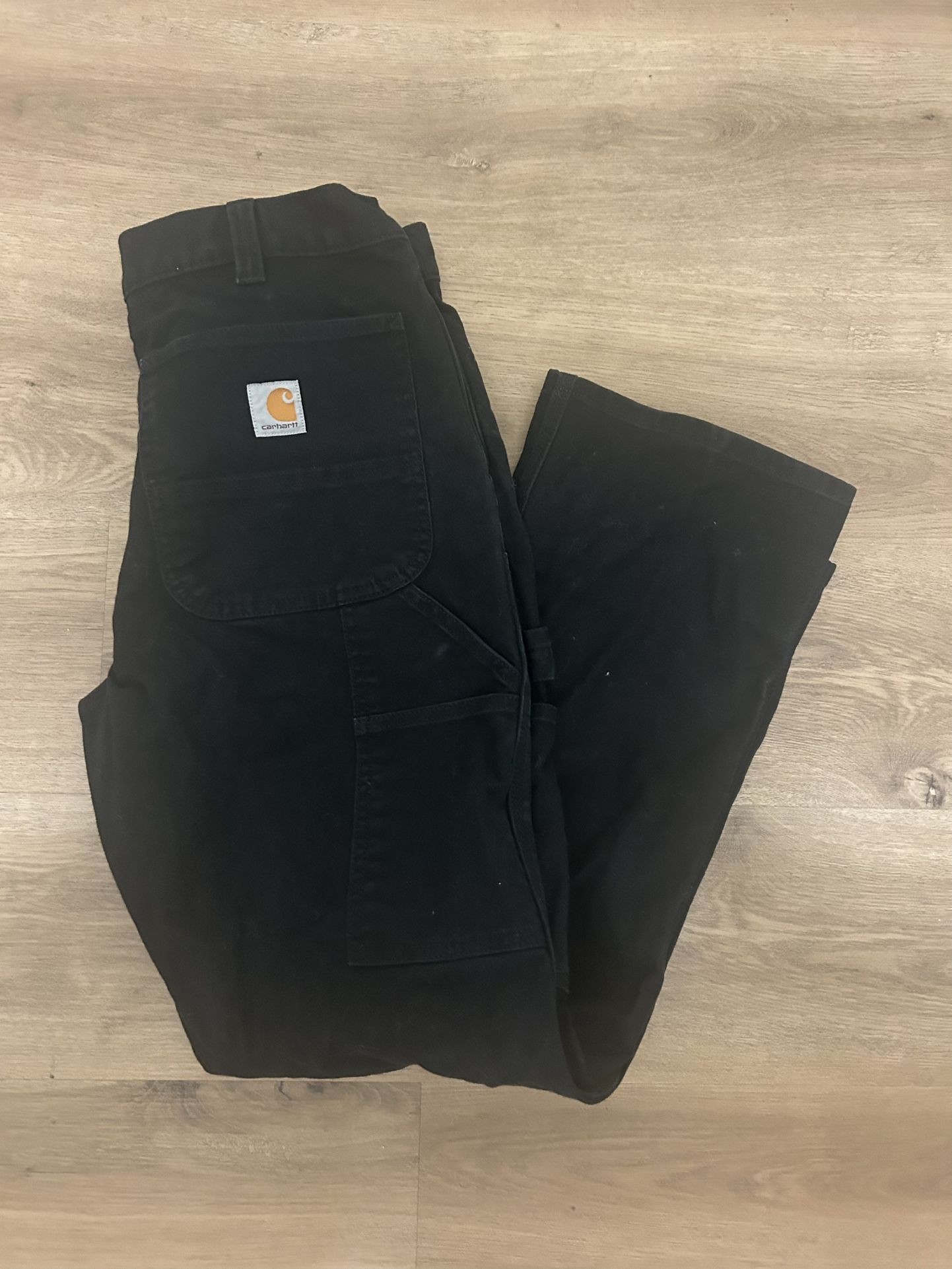 Black Carhartt Carpenter Pants