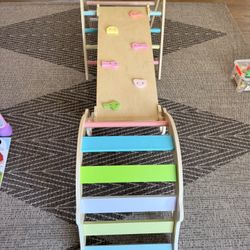 Toddler Climbing Toy- BlueWood Pikler Triangle Set