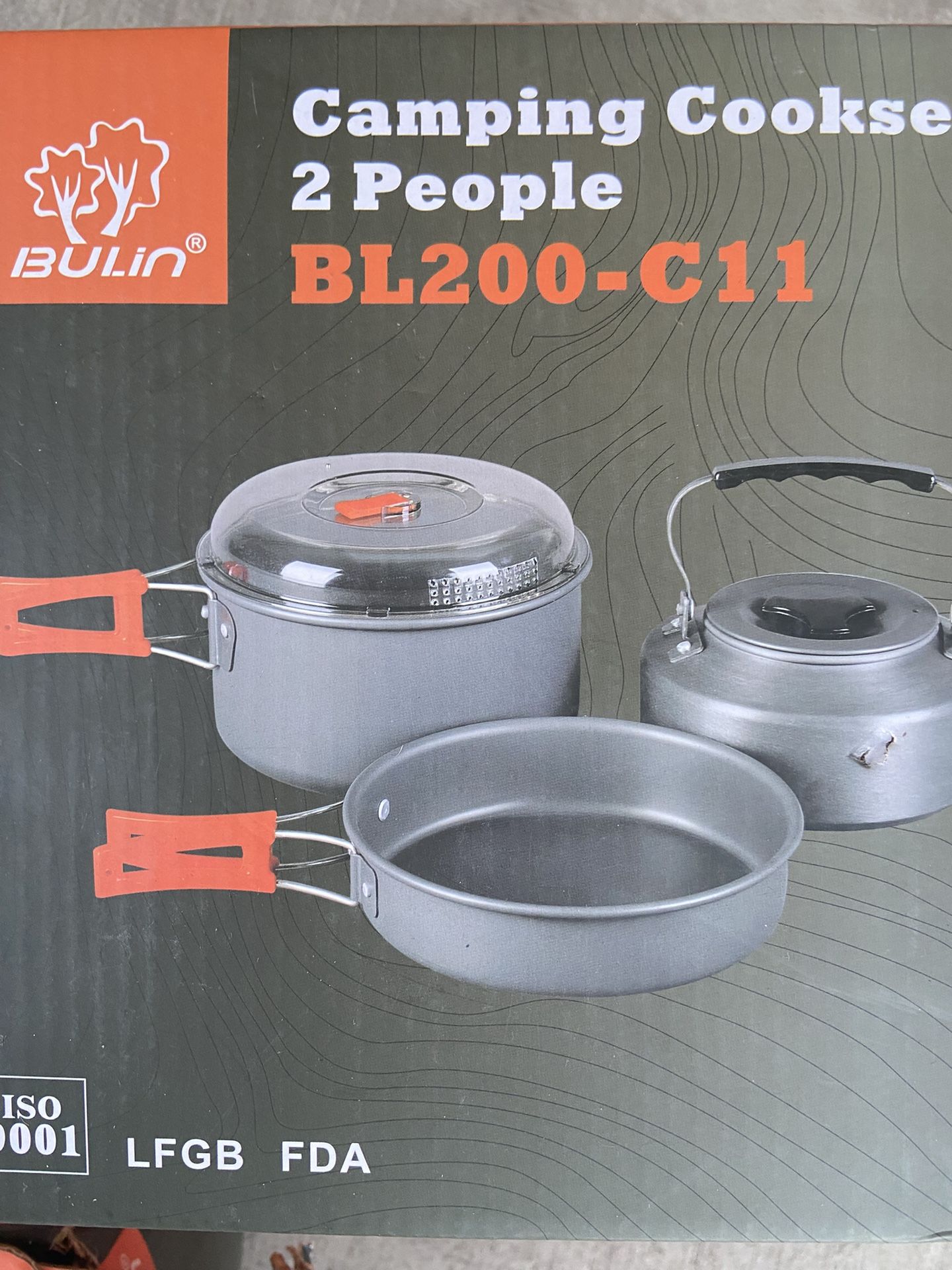 Titanium Camping Cooking Pot Sets