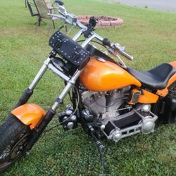 Motorcycle Chopper Drag Style 3.5 Open Primary 