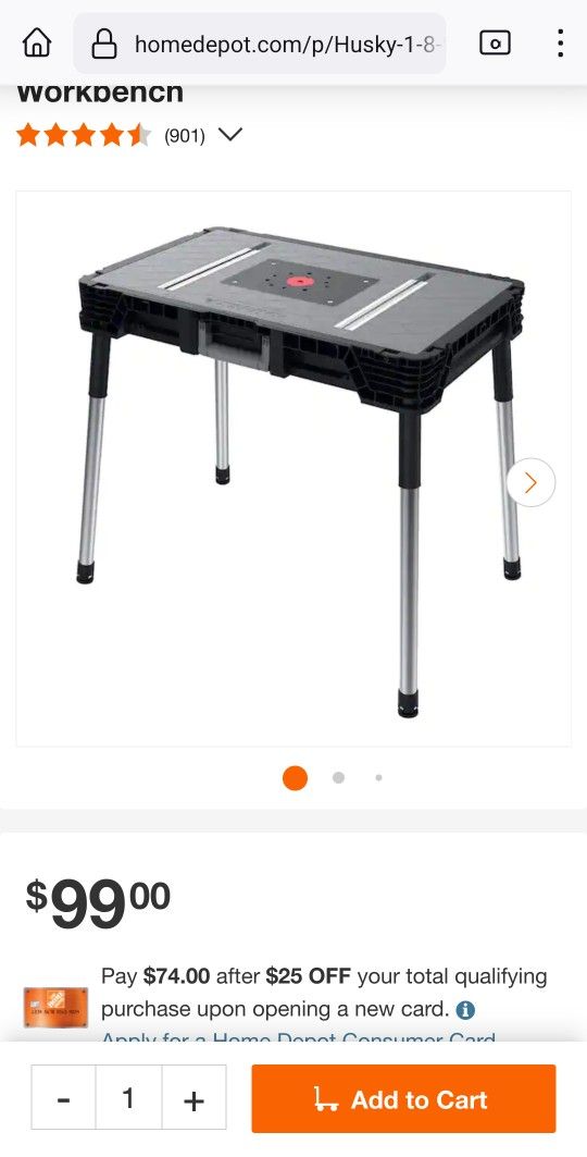 Husky Portable Router Table - Trades Welcome