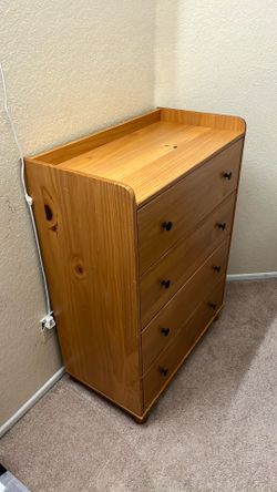 Solid wood dresser
