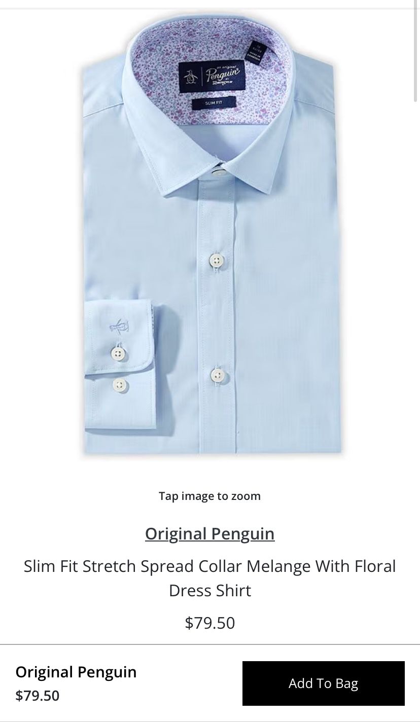 Penguin Non Iron Slim Fit Dress Shirt 15 1/2, 34/35 - www.disolcolor.com Penguin Non Iron Slim Fit Dress Shirt 15 1/2, 34/35 - www.disolcolor.com