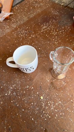 Glass mugs