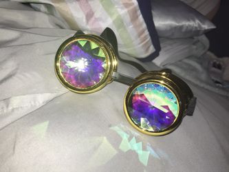 CF Goggle Kaleidoscope Glasses