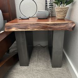 Live Edge End Table