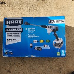 Hart Brushless 20V 600 PSI Portable Power Cleaner