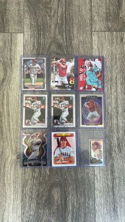 Mike Trout card lot