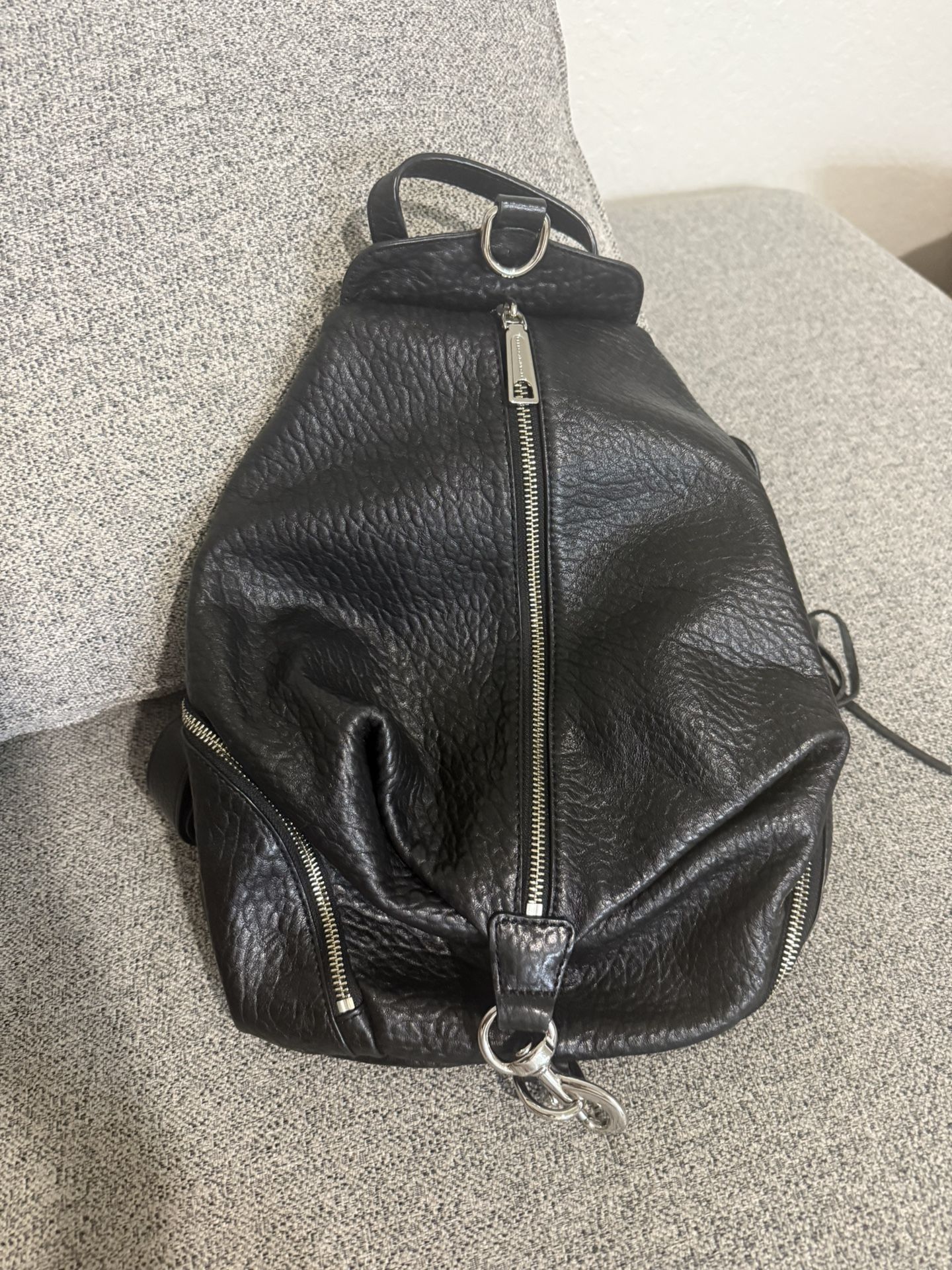 Rebecca Minkoff Black Leather Backpack