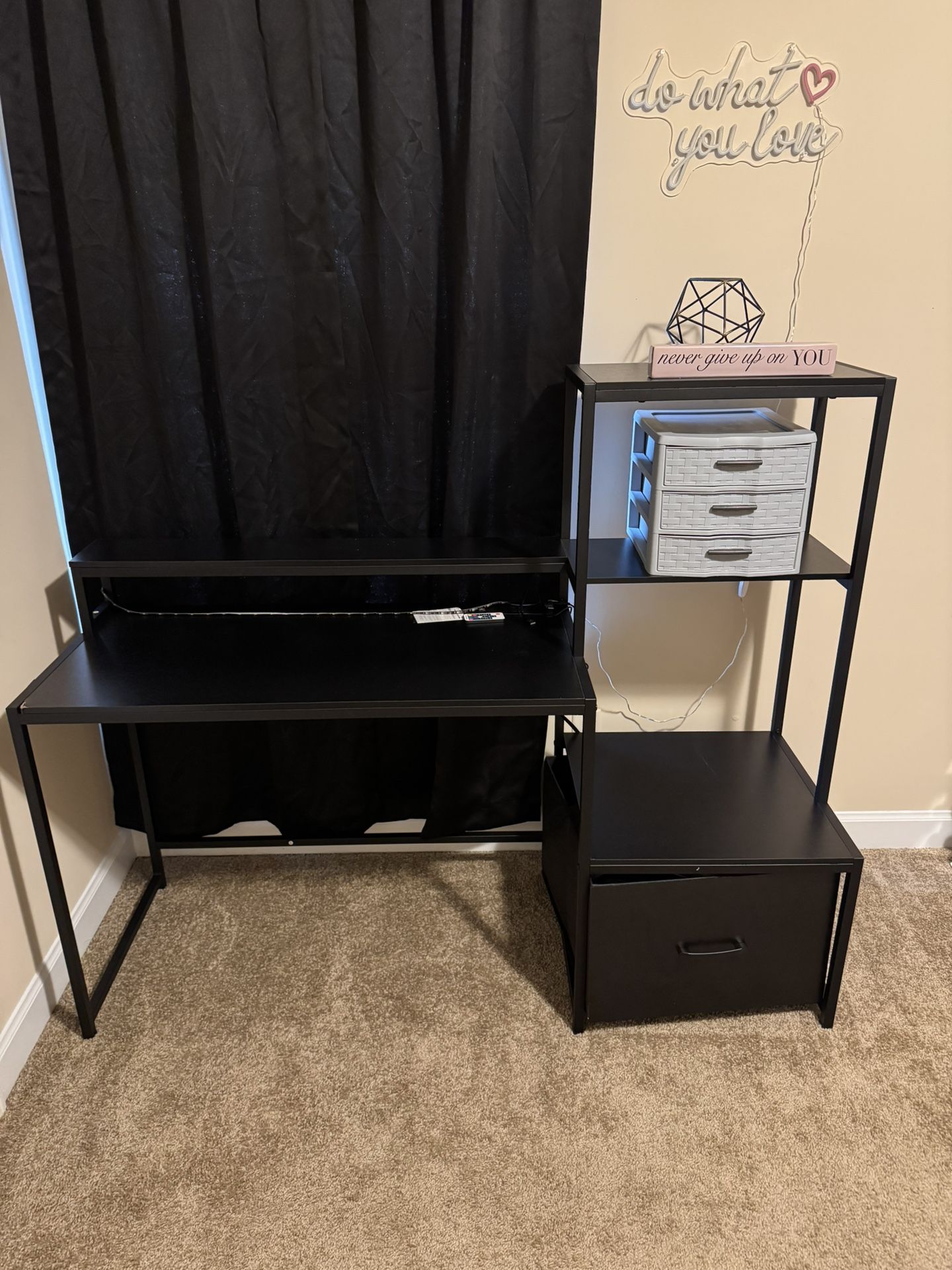 Black Computer desk