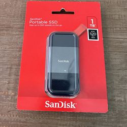 New In Box!! 1TB SanDisk Portable SSD
