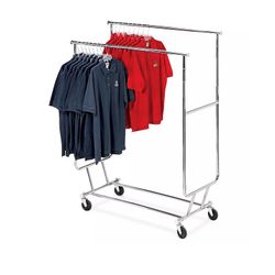 #4 Double Rolling Clothes Rack 