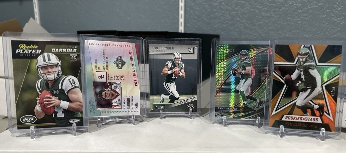 Sam Darnold QB Seattle Seahawks 5 Card Lot RC Super Bowl