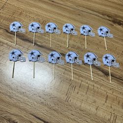 Dallas Cowboys Cupcake Toppers