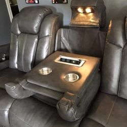 Power Reclining Sofa, Loveseat, Recliner Living Room Couches ✅No Needed Credit Check 💛 $39 Down Payment with Financing