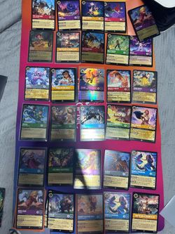 Disney Lorcana Rare & Foil Card Lot |