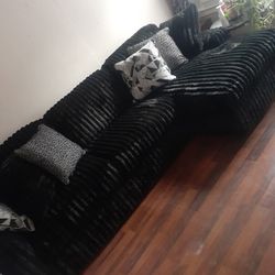 Signature Design By Ashley/ Black Sectional