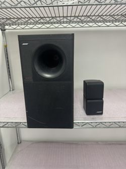Bose Acoustics 7 Home Theater Speaker System Subwoofer 1 Double Cube