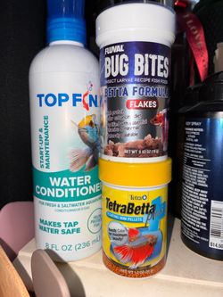 Betta Fish Care Bundle – Food & Water Conditioner