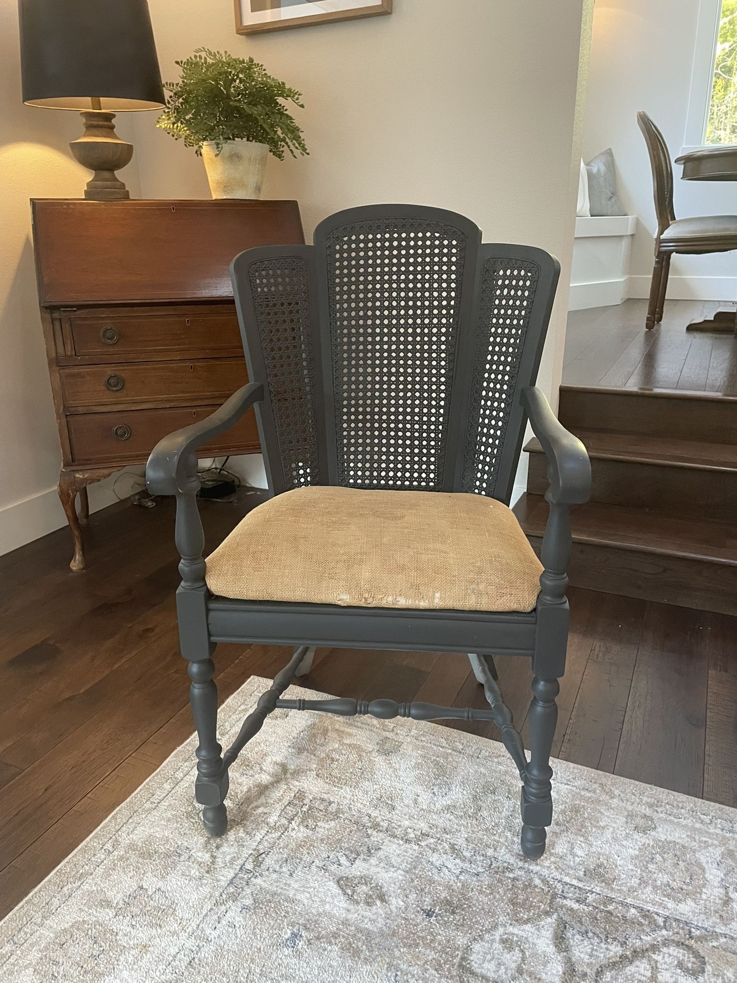 Antique Cane Back Chair