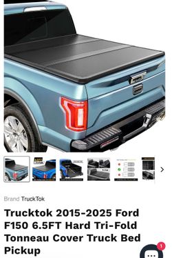2015-2025 COVER TRUCK BED PICKUP F150-F250 6.5ft