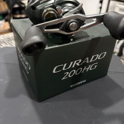 Shimano Curado 200HG Bait caster Fishing Reel Rod