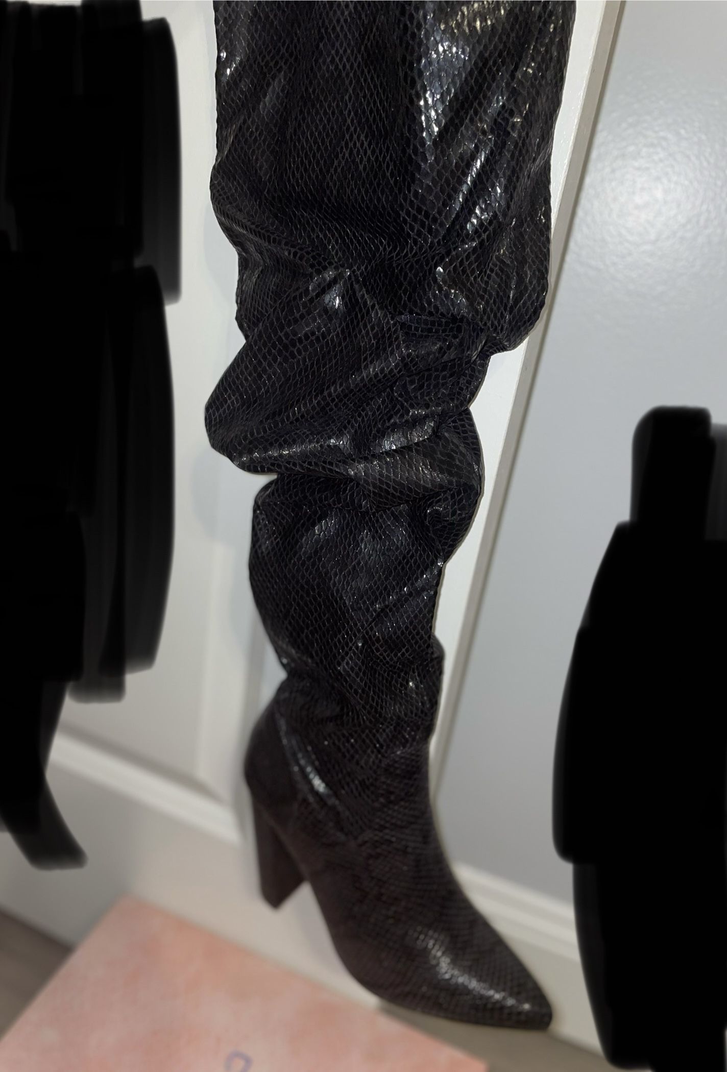 Snake Print Boots-Cape Robbin