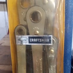 Craftsman Five Piece Box End Ratchet Wrench Set
