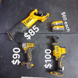 DeWalt 20V Cordless Power Tools Lot