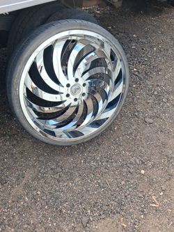 28in rims & tires