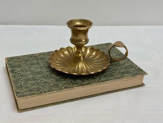 Vintage Brass Chamberstick Candle Holder | Wee Willie Winkie