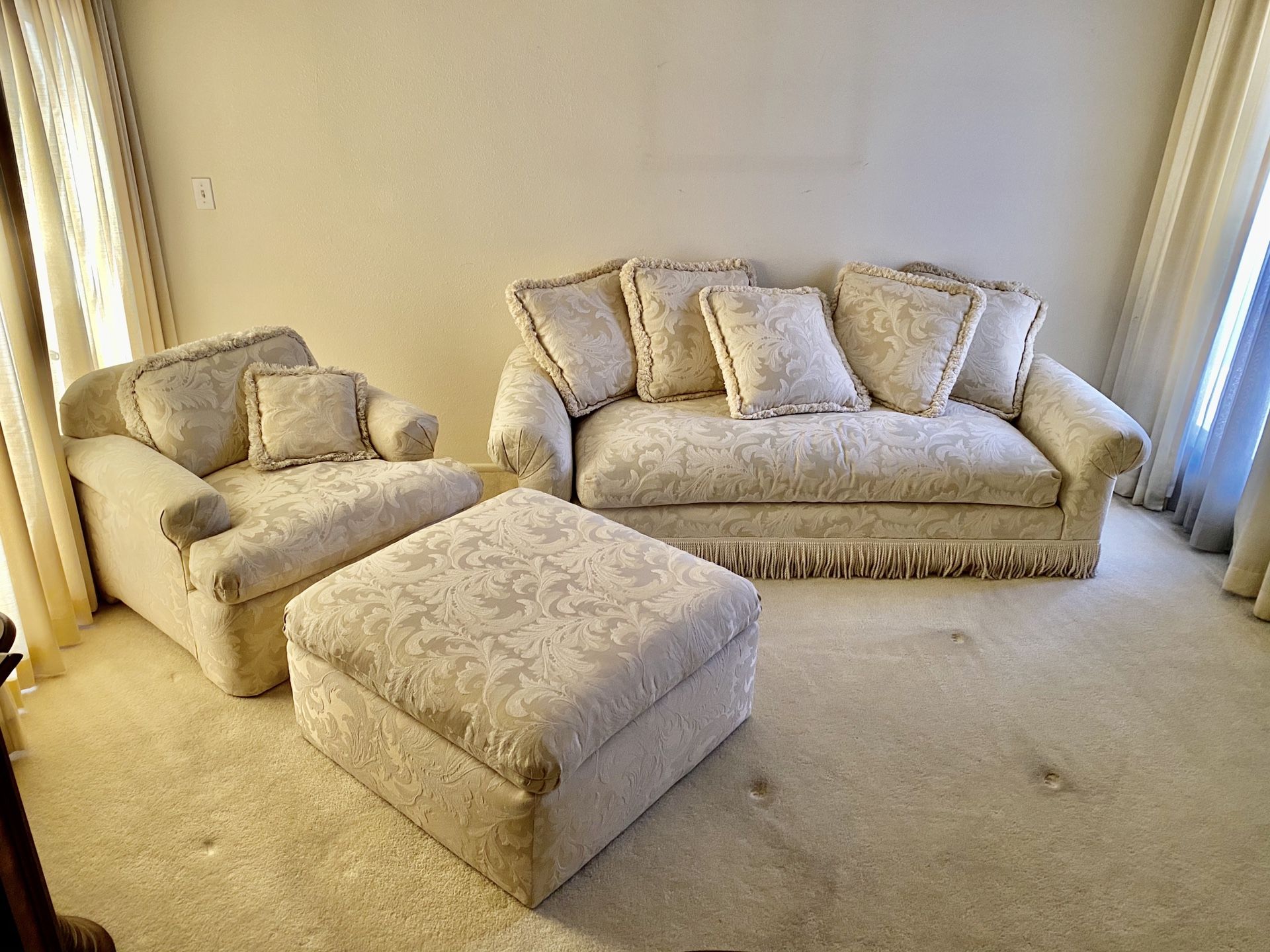 Custom upholstered furniture set