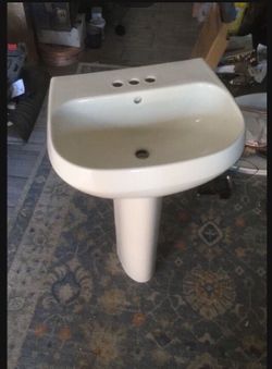 Kohler sink - overflow, in Bone