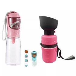Clearance NEW pet water bottle and bowl