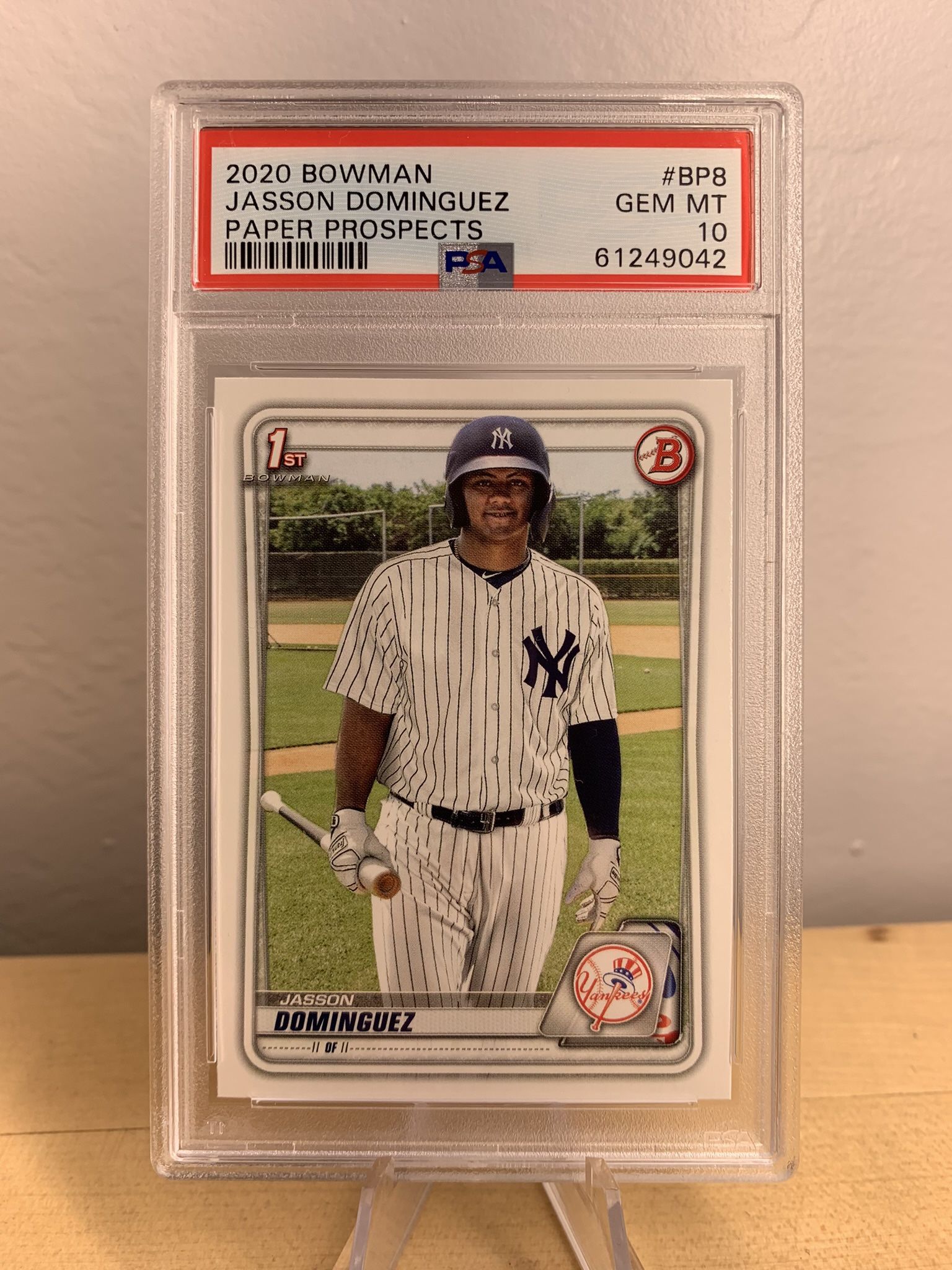 Jasson Domínguez PSA 10 1st Bowman 