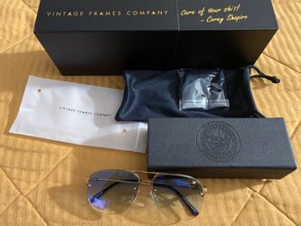 Vintage Frames Snatch Bevel Glasses