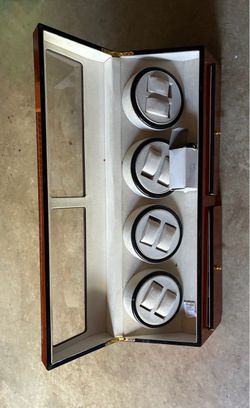 4-Slot Automatic Watch Winder Box