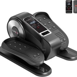 Under Desk Elliptical Machine, Electric Seated Pedal Exerciser with Remote