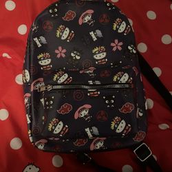 naruto x hello kitty mini backpack 