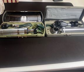 Vintage Welch Allyn Otoscope Parts Untested 2 sets