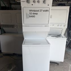 Whirlpool Stackable Washer Dryer 