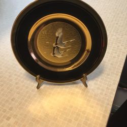 Collectible Japanese Chokin Plate