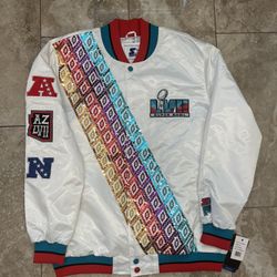 NFL Super Bowl LVII Light Weight Front Snap Starter Jacket Size 2XL  