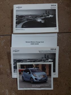 Owners Manual For A 2014 Chevy Spark Ev