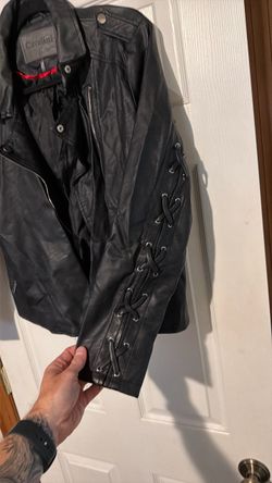 Cavalini black moto/biker jacket