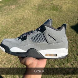 Jordan 4 Cool Grey Size 9